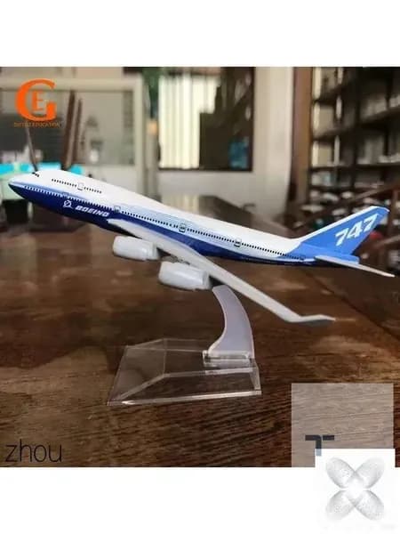 Металлическая Модель Самолета Боинг 747, B747