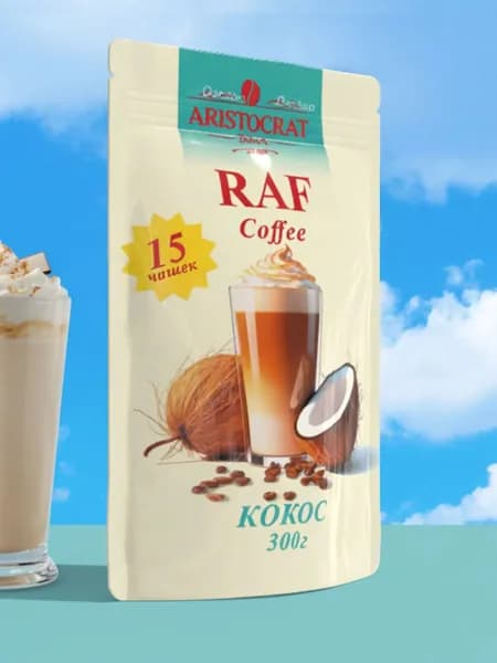 Кофейный напиток RAF Сoffее Кокос 300 гр.