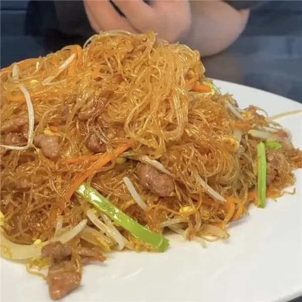 Тонкая рисовая лапша, для жарки и супа, традиционная азиатская лапша, быстрая в приготовлении