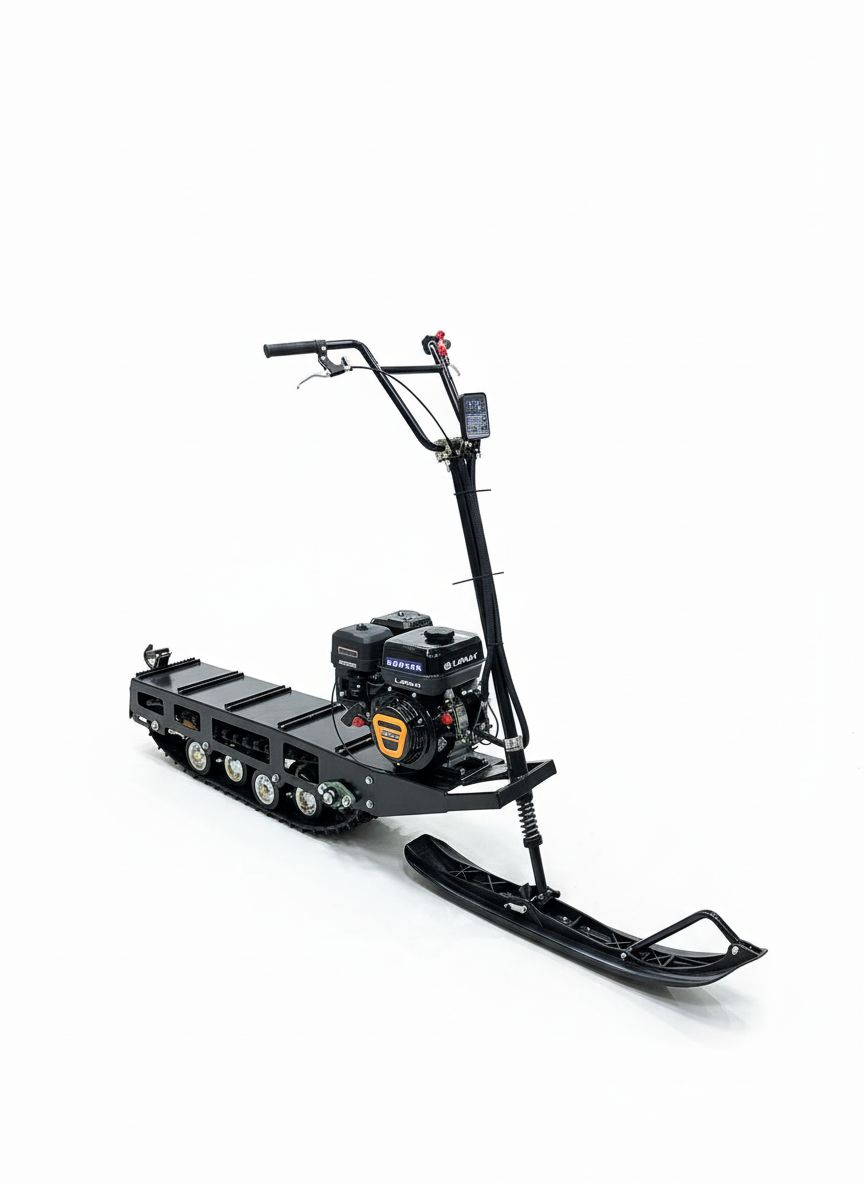 Снегоскутер (двиг. LIFAN KP230 8 л.с. ручной стартер, фара LED, катушка 3А).