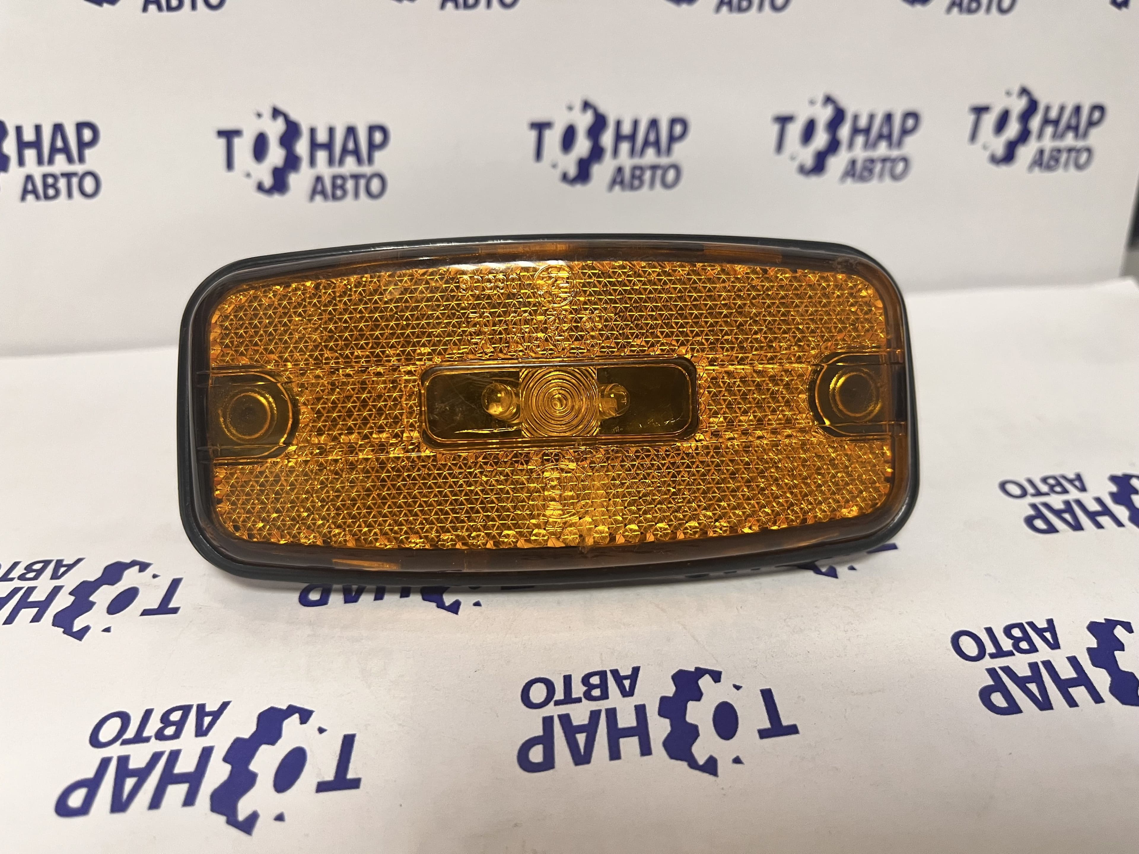 Фонарь габаритный боковой желтый ТОНАР LED 24В ГФ1.26
