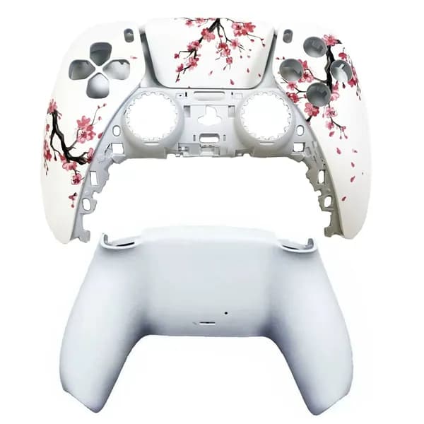 Розовый Sakura PS5 контроллер оболочки лицо крышка с сенсорной панели для DualSense контроллера, замена для BDM-010/020/030/040/050