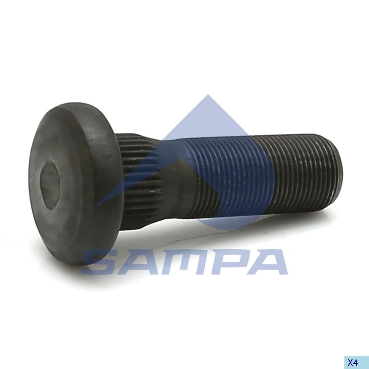 Болт колеса перед. M22x1.5x72/47 DAF F/XF 051.235 SAMPA