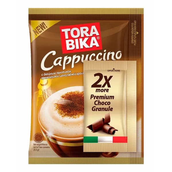 Кофейный напиток Torabika Cappuccino растворимый 25,5 г