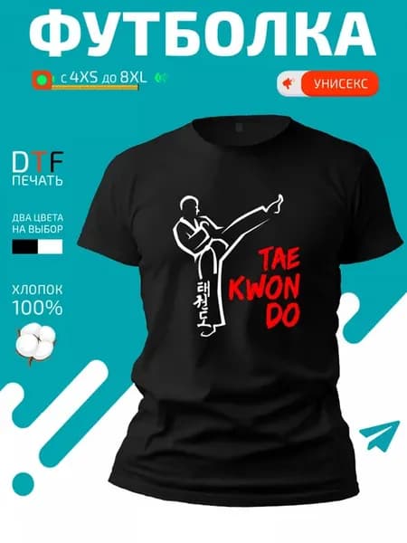 Футболка Тхэквондо Taekwondo