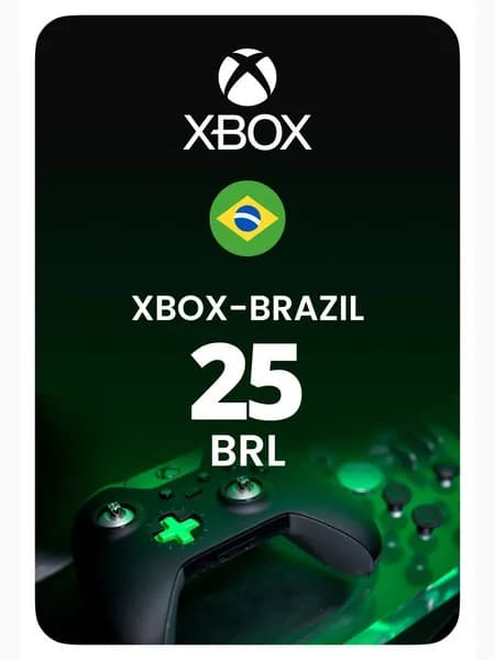 Карта пополнения Xbox - Бразилия 25 BRL