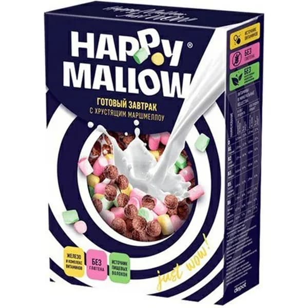 Сухой завтрак Happy Mallow с маршмеллоу 240 г
