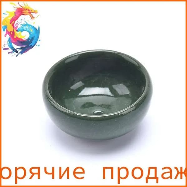 Горшок для цветов, 1 шт, цвет темно-зеленый