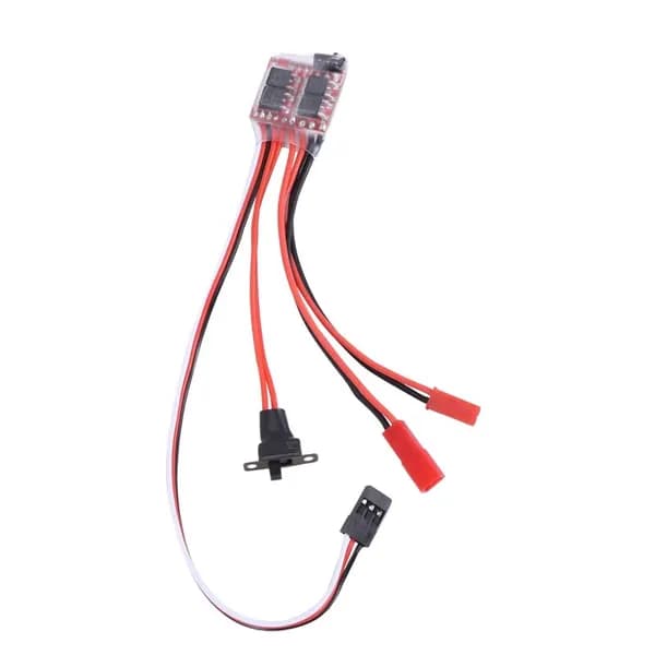 Регулятор скорости 20A ESC Brushed : для RC автомобилей и лодок, с реверсом и BEC 5V/1A.