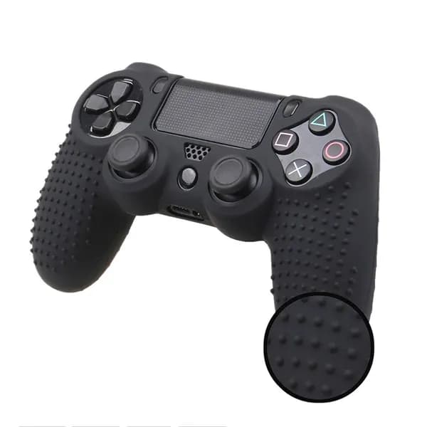 Силиконовый чехол-накладка с камуфляжным рисунком для контроллера PlayStation 4 (PS4).