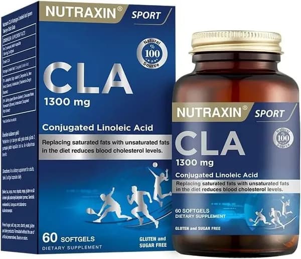 Nutraxin Tonalin CLA 1300 мг Конъюгированная линолевая кислота Способствует сжиганию жира Сохранение мышечной массы 60 мягких капсул