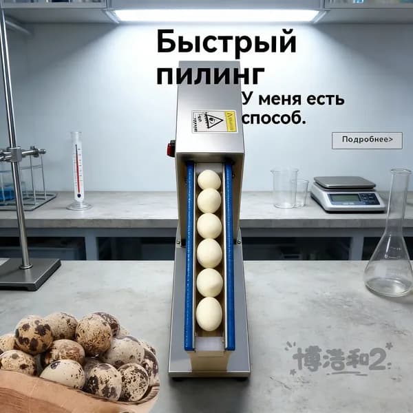 Электрическая машинка для чистки перепелиных яиц. Автоматические щипцы - оборудование для очистки яиц перепелок.