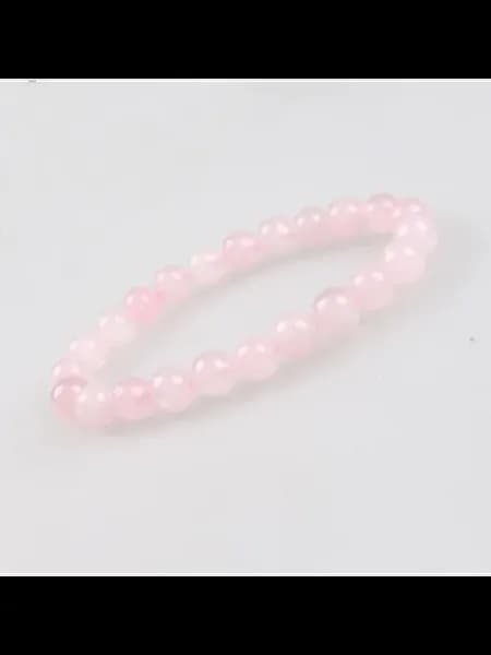 Браслеты из розового кварца 6 8 10 12 мм Beads size 6mm