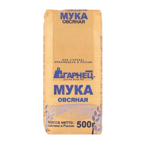Мука Гарнец Овсяная 500г