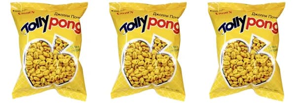 Crown Сухой завтрак Jolly pong, воздушные пшеничные зерна, 60 г, 3 уп //