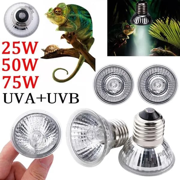 UVA+UVB 25W-75W Лампа для обогрева рептилий, для черепах, ящериц, черепах