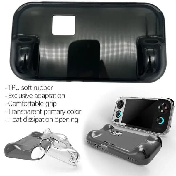 Игровая консоль TPU мягкая резиновая прозрачная защитная оболочка,anbernic rg 477m