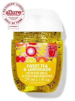 Bath & Body Works / Санитайзер для рук антисептик Sweet Tea & Lemonade 29МЛ, Аромат сладкого фруктового чая