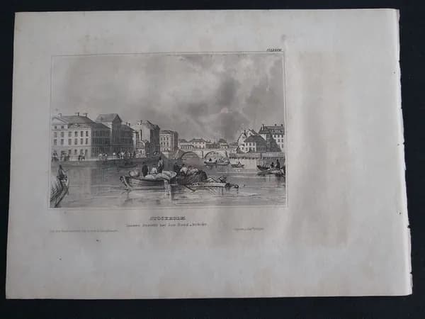 Вид Стокгольма 1840-60 гг.