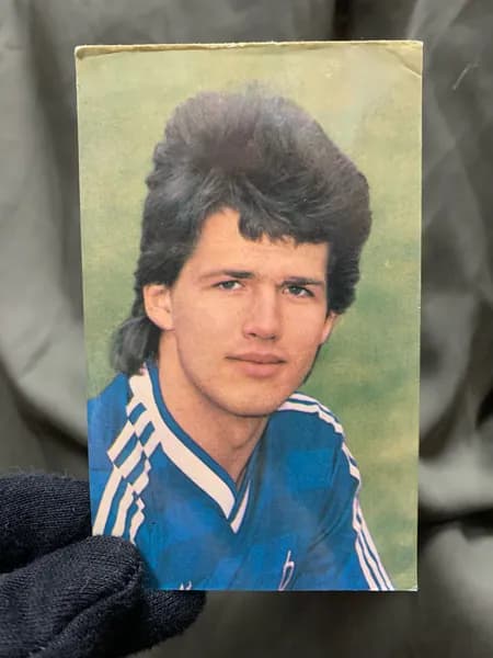 коллекционный карманный календарь Серия ФК Динамо Киев 1990 г. (МС Олег Саленко)