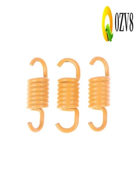 Комплект из 3 пружин сцепления для скутера GY6-125/150, 1000N, 1500N, 2000N, гоночные, жёлтые