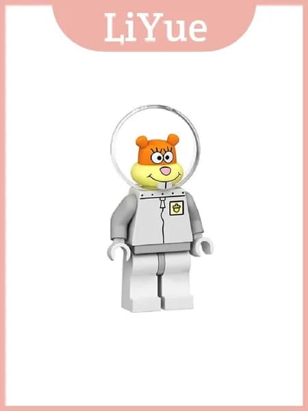 spongebob squarepants маленький конструктор для творческих игр детей sandy cheeks