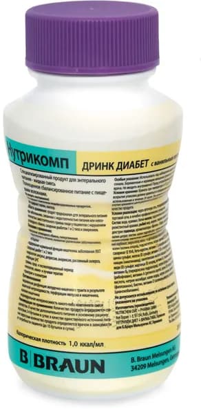 Нутрикомп Дринк Диабет 200 мл.