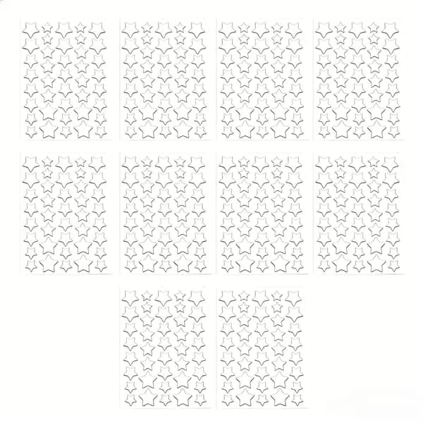 400 шт. Патчи от прыщей гидроколлоидные / наклейки от прыщей в виде звездочек