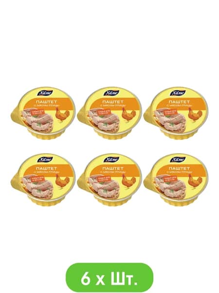 Паштет Хаме с мясом птицы 68г * 6шт.
