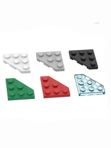 10pcs 2450 Клиновая базовая пластина 3x3 образования строительный блок детали игрушек