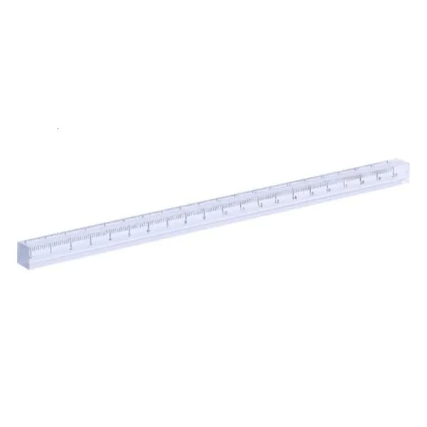 Прозрачный акриловый линейка 0 12 дюймов, 20 cm