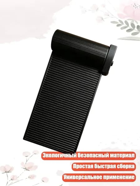 Масштабная модель рулонной двери с детализацией для кукольных домиков и архитектурных макетов, Черный