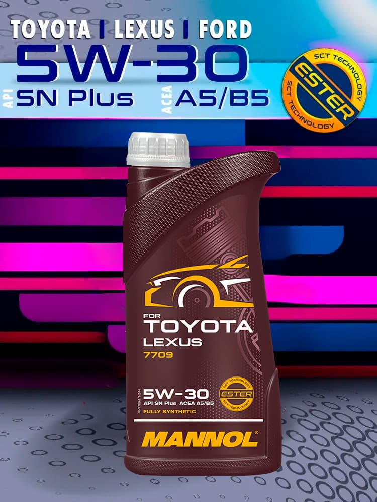 MANNOL O.E.M. FOR TOYOTA, LEXUS 5W-30 Масло моторное, Синтетическое, 1 л