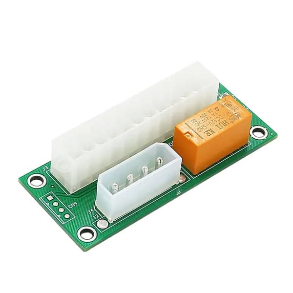 ATX Dual PSU Адаптер для нескольких блоков питания Плата синхронного питания Доб
