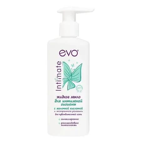 Мыло жидкое для интимной гигиены EVO Intimate для чувствительной кожи, 200 мл
