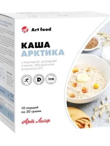 Каша 5 злаков Арктика с морошкой, цетрарией и льном