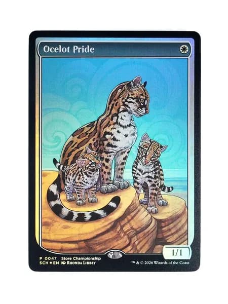 Фольгированная (Foil) прокси-карта TCG/MTG Proxy: Ocelot Pride #047
