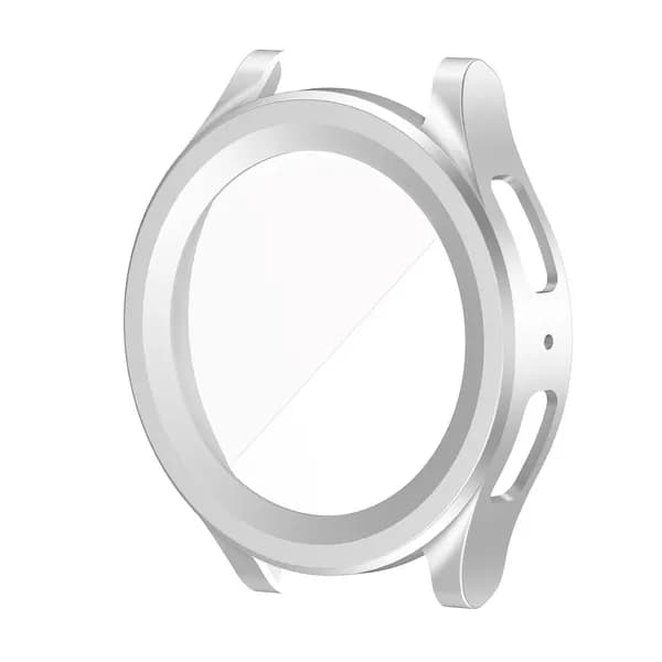 Закаленное стекло + Чехол для Samsung Galaxy Watch 5 Pro Cover 45 мм, защитная пленка для экрана с жестким бампером для ПК, аксессуары для Galaxy Watch