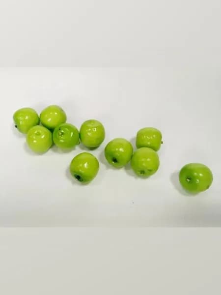 Яблочки зеленые1.8 см (10шт/уп) муляж