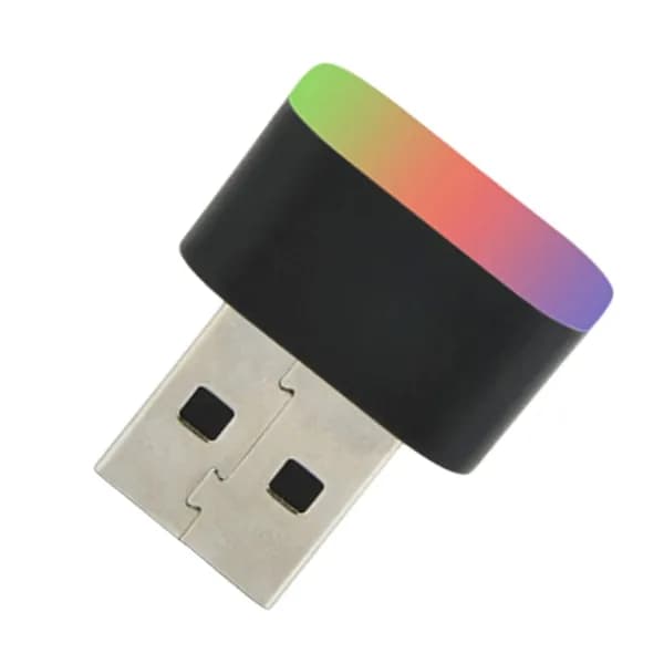 Светодиодная атмосферная лампа USB для автомобиля