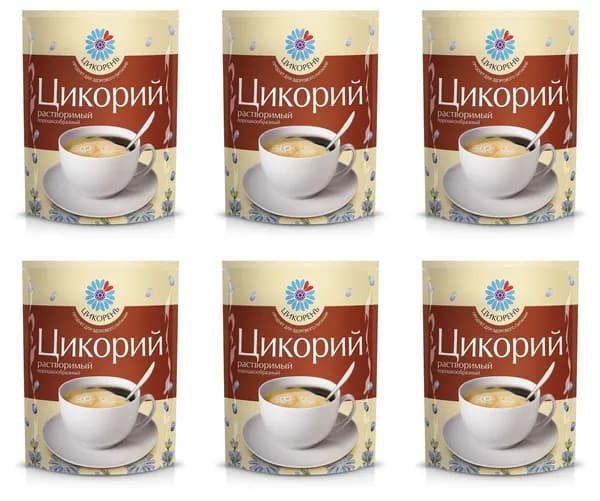 Славкофе Цикорий Цикорень 75 г 6 шт