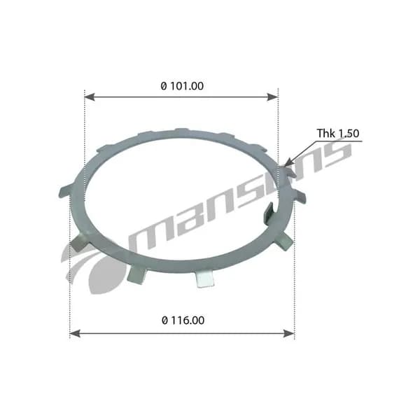 Шайба ступицы для Камаз 5490, Мерседес арт 700288 MANSONS