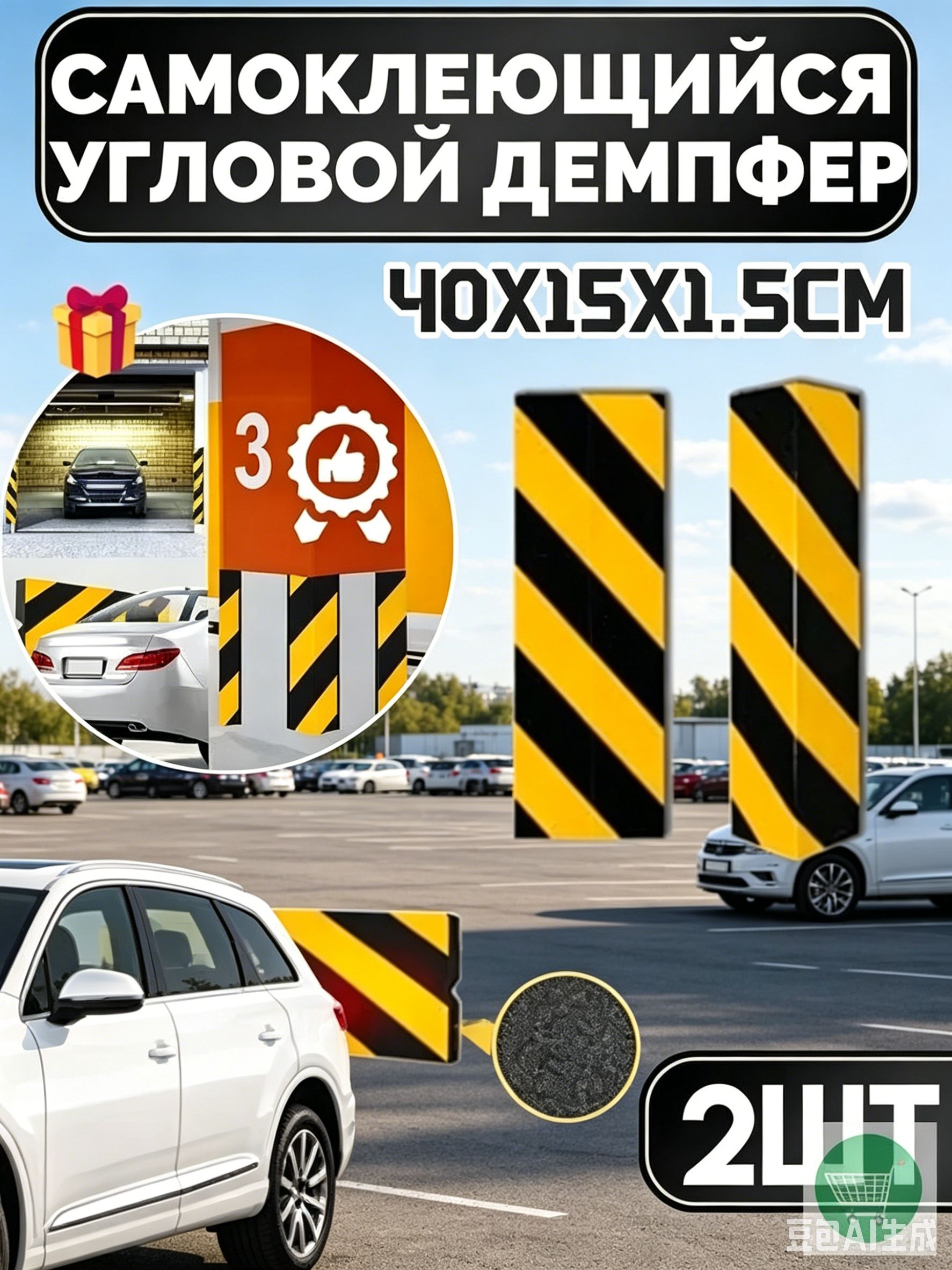 Колесоотбойник, 2 шт.
