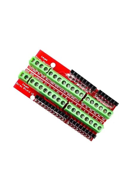 Плата расширения Screw Shield V2 с винтовыми клеммами (двухрядная) для Arduino UNO R3