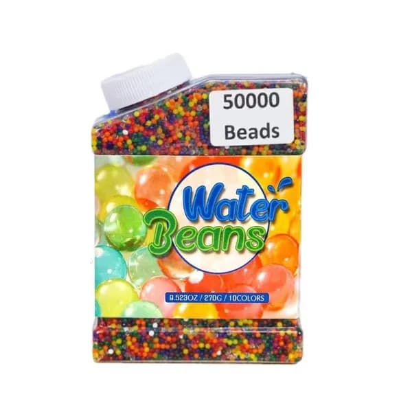 50000pcs Rainbow Waters Beads Gel для улучшения вазы и ремесла, - 2
