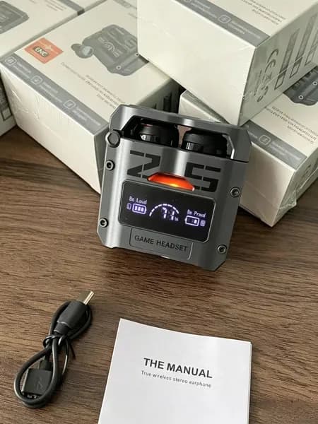 Наушники беспроводные, Bluetooth, серебристый