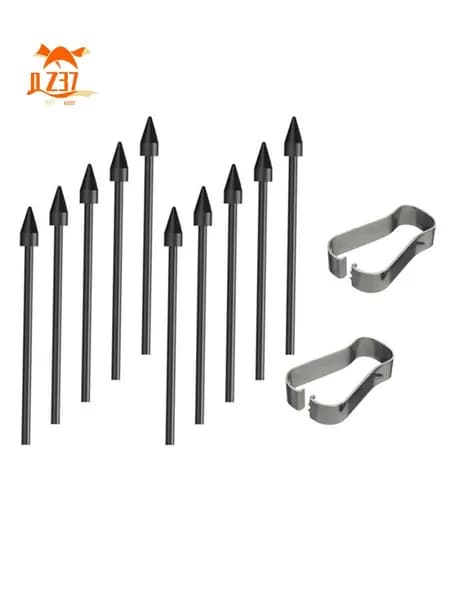 (P C G W) Запасные Части Для Stylus Nib S6 S7 Refill N10 Сменный S22 N20 Universal 10 Черных Стержней + 2 Зажима