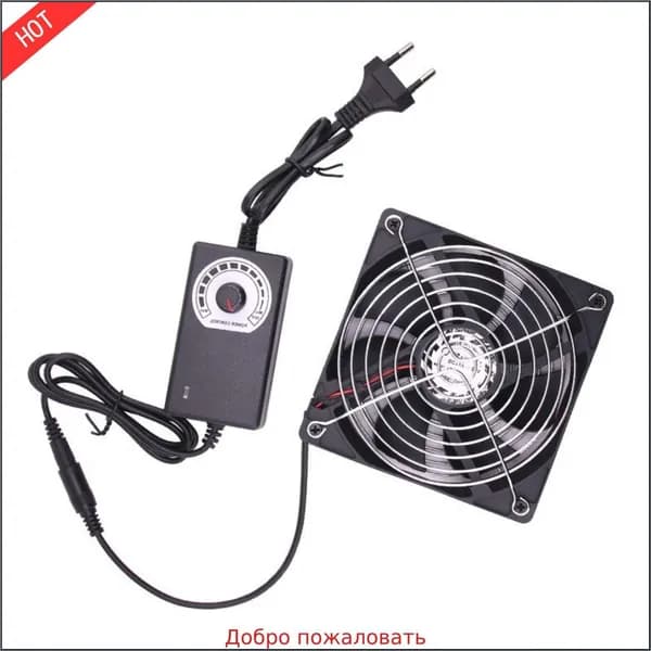 новая модель12см Вентилятор 220В 240В 2750RPM для циркуляции воздуха в помещениях животных
