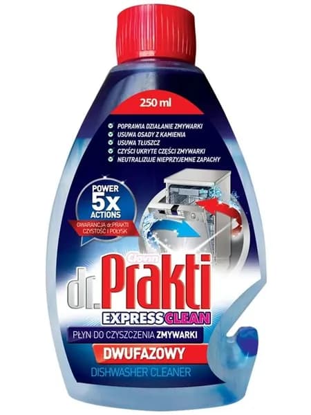 Clovin Очиститель для посудомоечных машин Dr. Prakti Express Clean, 250 мл