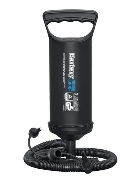 Насос ручной BESTWAY Air Hammer 62002 (30 см, 0.85 л/цикл, шланг, 3 насадки)